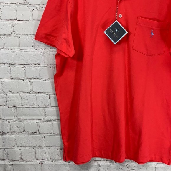 Tailorbyrd Coral Preppy Button Collar Short Sleeve - Picture 4 of 9